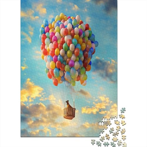 Heißluftballon Puzzlespiel 1000 Teile Puzzles Für Erwachsene Lernspiel Herausforderung Spielzeug 1000 Teile Puzzles Für Erwachsene Kinder Erwachsenen Puzzlespiel Puzzel 1000pcs (75x50cm) von BBQYNVKJR