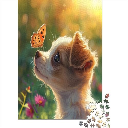 Hund Puzzle 1000 Teile Puzzle Für Erwachsene Und Kinder Ab 14 Jahren Puzzel 1000pcs (75x50cm) von BBQYNVKJR