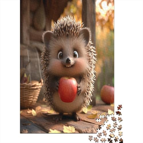 Igel Puzzle 1000 Teile Puzzle Für Erwachsene Und Kinder Ab 14 Jahren,Puzzlespiel Erwachsenen Puzzlespiel Puzzel 1000pcs (75x50cm) von BBQYNVKJR