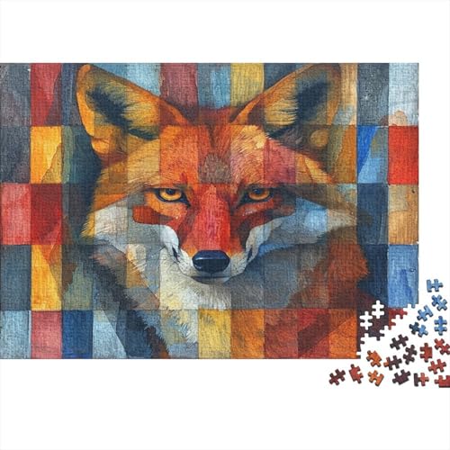 Jungle Fuchs 1000 Teile,Impossible Puzzle,GesKükenlichkeitsspiel Für Die Ganze Familie, Erwachsenen Puzzlespiel Puzzel 1000pcs (75x50cm) von BBQYNVKJR