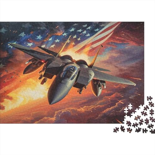 Kämpfer Luftfahrzeuge 1000 Stück Puzzles Für Erwachsene Teenager Stress Abbauen Familien-Puzzlespiel 1000-teiliges Puzzle Kinder Lernspiel Spielzeug Geschenk Puzzel 1000pcs (75x50cm) von BBQYNVKJR