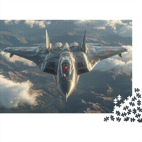 Kämpfer Luftfahrzeuge Puzzle 1000 Teile,für Erwachsene, Impossible Puzzle,farbenfrohes Legespiel,GesKükenlichkeitsspiel Für Die Ganze Familie,Erwachsenenpuzzle Puzzel 1000pcs (75x50cm) von BBQYNVKJR