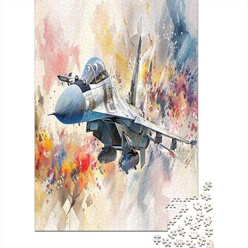 Kämpfer Luftfahrzeuge Puzzle 1000 Teile Puzzles Für Erwachsene Lernspiel Herausforderungsspielzeug 1000-teilige Puzzlespiel Für Erwachsene Kinder Puzzel 1000pcs (75x50cm) von BBQYNVKJR