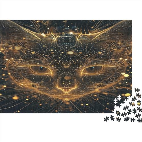 Kat Puzzle 1000 Teile,Puzzle Für Erwachsene, Impossible Puzzle, Geschicklichkeitsspiel Für Die Ganze Familie,Puzzle Legespiel- Erwachsenenpuzzle Puzzel 1000pcs (75x50cm) von BBQYNVKJR