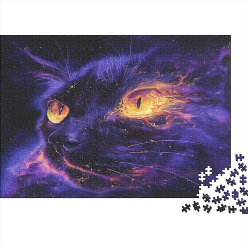 Kat Puzzle 1000 Teile Für Erwachsene Und Kinder Ab 14 Jahren Für Stressabbauer Puzzel 1000pcs (75x50cm) von BBQYNVKJR