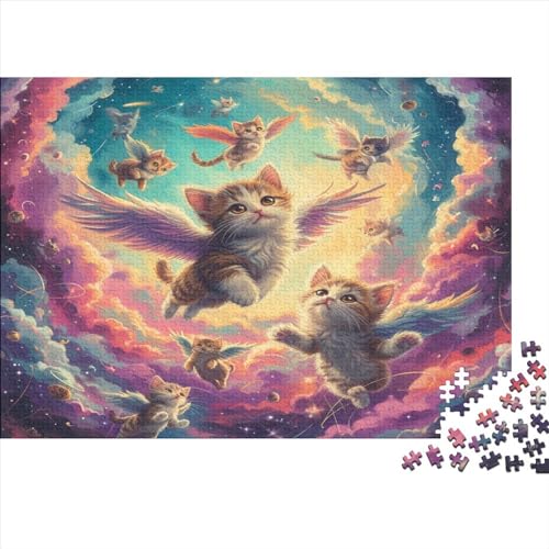 Kat Puzzle 1000 Teile Für Erwachsene Und Kinder Ab 14 Jahrenfür Stressabbauer Puzzlespiel Erwachsenen Puzzlespiel Puzzel 1000pcs (75x50cm) von BBQYNVKJR