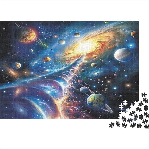 Kosmische Planeten 1000 Teile Puzzle Für Erwachsene, Hochwertige Recycelbare MateriAußerirdische Und Druck Puzzlespiel, Familienspiel, Geschenk Für Liebhaber Oder Freunde Puzzel 1000pcs (75x50cm) von BBQYNVKJR