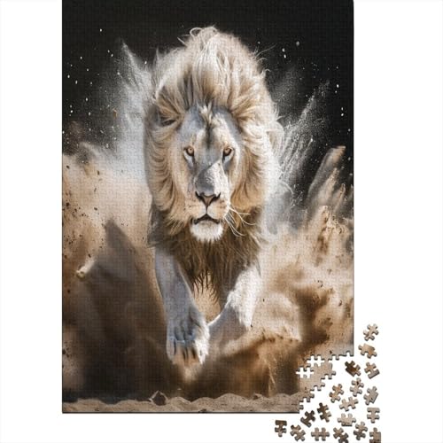 Löwe Puzzle 1000 Teile,Puzzle Für Erwachsene, Impossible Puzzle, GesKükenlichkeitsspiel Für Die Ganze Familie,Puzzle Legespiel- Erwachsenenpuzzle Puzzel 1000pcs (75x50cm) von BBQYNVKJR