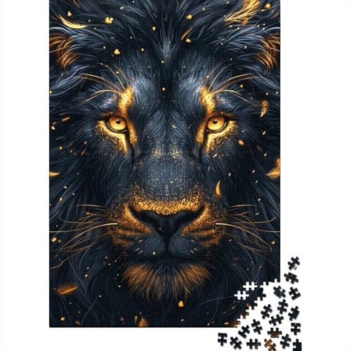 Löwe Puzzle 1000 Teile Erwachsener Kniffel Spaß Für Die Ganze Familie - Abwechslungsreiche 1000 Puzzleteilige Motive Puzzlespiel Erwachsene, Puzzel 1000pcs (75x50cm) von BBQYNVKJR