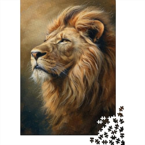 Löwe Puzzle 1000 Teile Puzzle Für Erwachsene Und Kinder Ab 14 Jahren,Puzzlespiel Erwachsenen Puzzlespiel Puzzel 1000pcs (75x50cm) von BBQYNVKJR