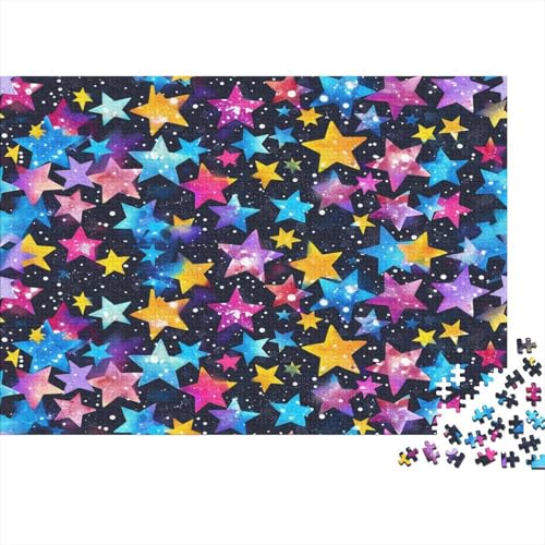 Many Sterns Pattern Puzzle 1000 Teile Puzzle Für Erwachsene Und Kinder Ab 14 Jahren Puzzel 1000pcs (75x50cm) von BBQYNVKJR