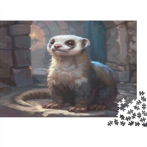 Otter 1000 Teile Puzzle Für Erwachsene, Hochwertige Recycelbare Materialien Und Druck Puzzlespiel, Familienspiel, Geschenk Für Liebhaber Oder Freunde Puzzel 1000pcs (75x50cm) von BBQYNVKJR