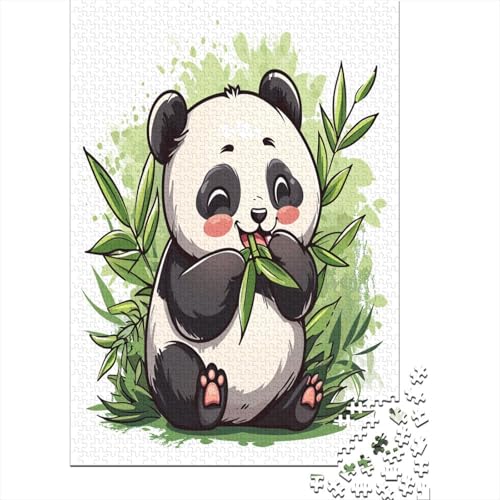 Panda Puzzlespiel 1000 Teile Erwachsene -Puzzle 1000 Stück Spiel Puzzles Für Erwachsene Kinder Puzzle Erwachsenen Puzzlespiel Puzzel 1000pcs (75x50cm) von BBQYNVKJR