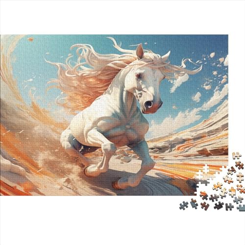 Pferd Puzzle 1000 Teile,Puzzle Für Erwachsene, Impossible Puzzle, GesKükenlichkeitsspiel Für Die Ganze Familie,Puzzle Legespiel- Erwachsenenpuzzle Puzzel 1000pcs (75x50cm) von BBQYNVKJR