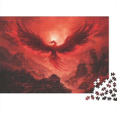 Phoenix Puzzlespiel 1000 Teile Erwachsene -Puzzle 1000 Stück Spiel Puzzles Für Erwachsene Kinder Puzzle Erwachsenen Puzzlespiel Puzzel 1000pcs (75x50cm) von BBQYNVKJR