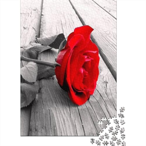 Rose Puzzle 1000 Teile Puzzles Für Erwachsene Klassische Puzzles 1000 Teile Erwachsene Puzzlespiel Erwachsene 1000 Teile Erwachsenen Puzzlespiel Puzzel 1000pcs (75x50cm) von BBQYNVKJR