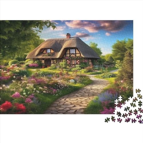 Rustikale Hütte 1000 Teile, Impossible Puzzle,Geschicklichkeitsspiel Für Die Ganze Familie, Erwachsenenpuzzle Ab 14 Jahren Puzzel 1000pcs (75x50cm) von BBQYNVKJR