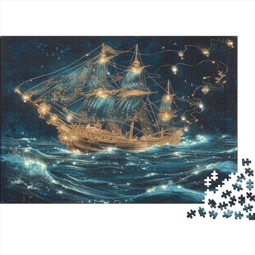 SailBoot 1000 Stück Puzzles Für Erwachsene Teenager Stress Abbauen Familien-Puzzlespiel Mit Poster in 1000-teiliges Puzzle Kinder Lernspiel Spielzeug Geschenk Puzzel 1000pcs (75x50cm) von BBQYNVKJR