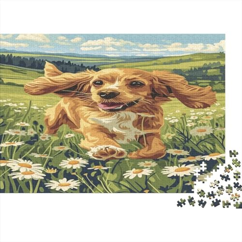 Schwanzer Spaniel Puzzle 1000 Teile Erwachsener Kniffel Spaß Für Die Ganze Familie - Abwechslungsreiche 1000 Puzzleteilige Motive Puzzle Erwachsene, Puzzel 1000pcs (75x50cm) von BBQYNVKJR