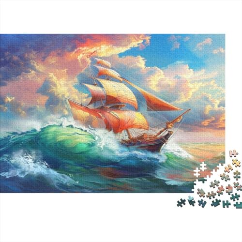 Segelboot Puzzle 1000 Teile Erwachsener Kniffel Spaß Für Die Ganze Familie - Abwechslungsreiche 1000 Puzzleteilige Motive Puzzlespiel Erwachsene, Puzzel 1000pcs (75x50cm) von BBQYNVKJR