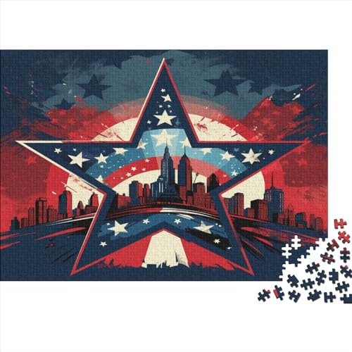 USA Puzzlespiel 1000 Teile Puzzle Für Erwachsene Und Kinder Ab 14 Jahren, Puzzle Erwachsenen Puzzlespi Puzzel 1000pcs (75x50cm) von BBQYNVKJR