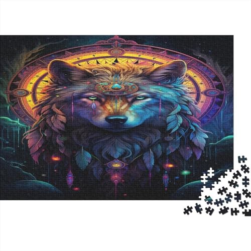 Wolf 1000 Stück Puzzle Für Erwachsene 1000 Stück Puzzle Für Erwachsene-Crazy Süßigkeiten-1000 Stück Puzzle Große Puzzles Kinder Lernspiel Spielzeug Geschenk Puzzel 1000pcs (75x50cm) von BBQYNVKJR