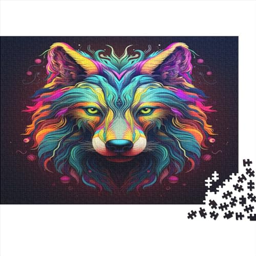 Wolf Puzzle 1000 Teile Erwachsener Kniffel Spaß Für Die Ganze Familie - Abwechslungsreiche 1000 Puzzleteilige Motive Puzzlespiel Erwachsene, Puzzel 1000pcs (75x50cm) von BBQYNVKJR