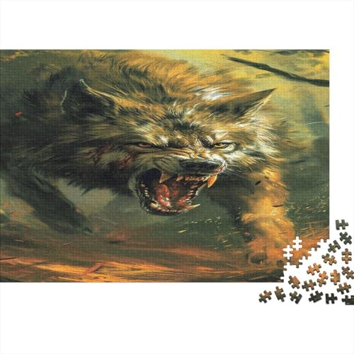 Wolf Puzzle 1000 Teile Erwachsener Kniffel Spaß Für Die Ganze Familie - Abwechslungsreiche 1000 Puzzleteilige Motive Puzzlespiel Erwachsene, Puzzel 1000pcs (75x50cm) von BBQYNVKJR