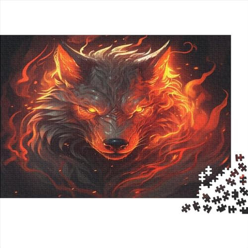 Wolf Puzzle 1000 Teile Puzzle Für Erwachsene Und Kinder Ab 14 Jahren,Puzzlespiel Erwachsenen Puzzlespiel Puzzel 1000pcs (75x50cm) von BBQYNVKJR