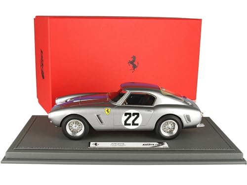 250 SWB #22 Elde - Pierre Noblet 24 Stunden von Le Mans (1960) mit Vitrine Limited Edition auf 96 Stück weltweit 1/18 Modellauto von BBR BBR1861G von BBR Models