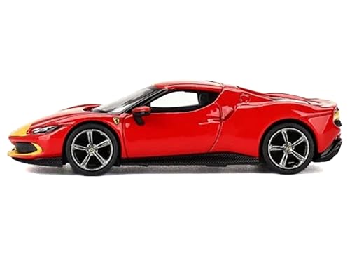 BBR Models BBRFER64002 - FERR 296 GTB Assetto Fiorano Red 2023 - maßstab 1/64 - Modellauto von BBR Models