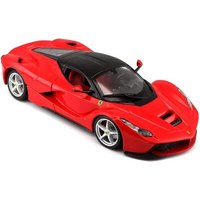 BBURAGO 15626001 1:24 Ferrari Race & Play LaFerrari 2013-2018, rot von BBURAGO