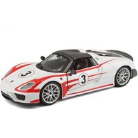 BBURAGO 15628009 1:24 Race Porsche 918 Spyder, Weissach von BBURAGO