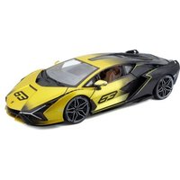 BBURAGO 18-11100 Bburago 1:18 Lamborghini Sian FKP 37 yellow/black von BBURAGO