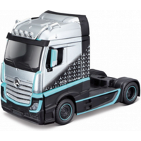 BBURAGO 18-32200 1:43 Autotransporter Mercedes Actros & Volvo FH16 Truck, 18 cm , sortiert von BBURAGO