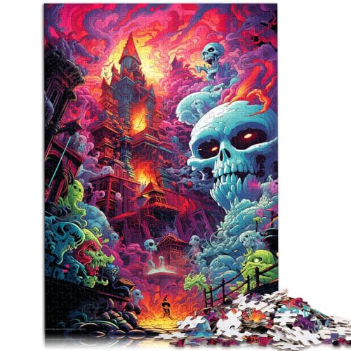 Mikro-Puzzle mit Schwierigkeitsgrad „Monsterwelt“, 1000 Teile, 50 x 75 cm, Holzpuzzle für Erwachsene und Kinder ab 14 Jahren, Lernspiel, Herausforderungsspielzeug von BBVNFLIR