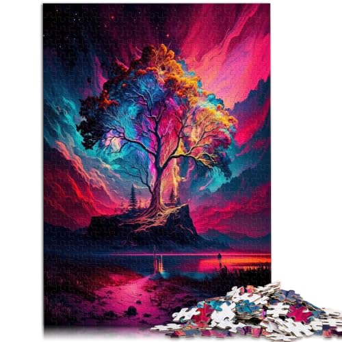 Mikro-Schwierigkeitspuzzle „Magische Landschaft“ für Erwachsene, Puzzle mit 1000 Teilen, 50 x 75 cm, Holzpuzzle für Kinder ab 14 Jahren, Lernspielzeug von BBVNFLIR