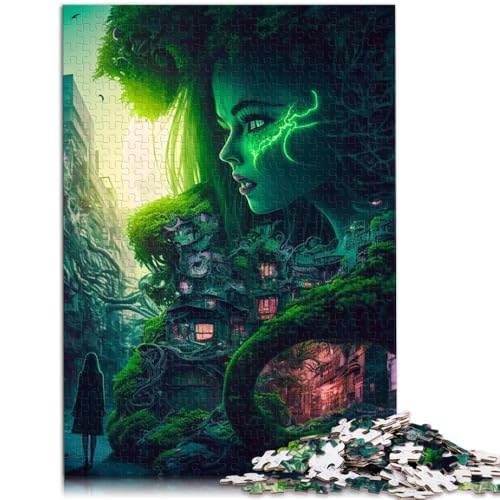 Mikro-Schwierigkeitspuzzle Verde Chaotica Puzzle für Erwachsene 1000 Teile 50x75cm Holzpuzzle Geeignet für Kinder ab 14 Jahren Spiele Spielzeug Geschenk von BBVNFLIR