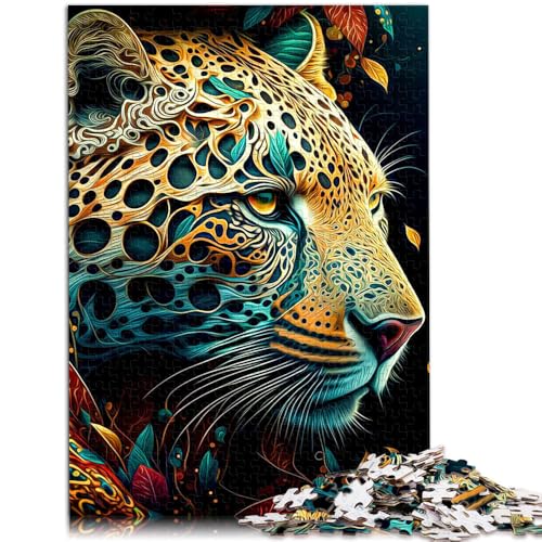 Puzzle Jaguar, 1000 Teile Puzzle für Erwachsene und Kinder, 50 x 75 cm, Holzpuzzle für Erwachsene und Kinder ab 14 Jahren, Spaß für die ganze Familie von BBVNFLIR