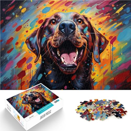 Puzzle Labradors Puzzles für Erwachsene 1000 Puzzle-Spielzeug 50x75cm Holzpuzzles für Erwachsene und Kinder Dekomprimierendes geistiges Lernspielzeug von BBVNFLIR