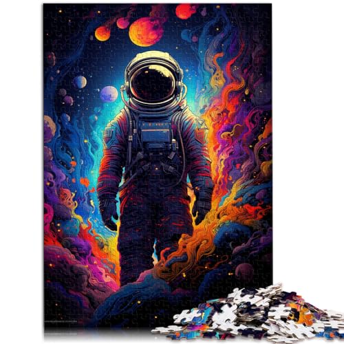 Puzzle Malen, Farb-Astronauten-Puzzle 1000 Teile, 50 x 75 cm, für Erwachsene und Kinder ab 14 Jahren, Spielzeug-Wanddekoration von BBVNFLIR