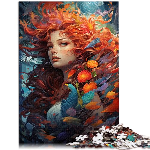 Puzzle für Erwachsene, Gemälde Einer Fantasiegöttin, 1000 Teile Puzzle für Erwachsene und Kinder, 50 x 75 cm, Holzpuzzle für 14-Jährige, Familienaktivität von BBVNFLIR