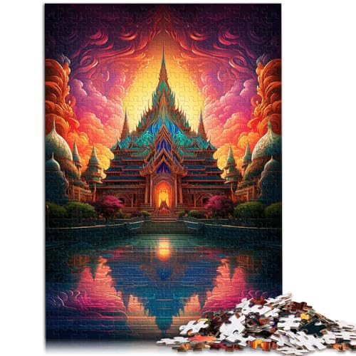 Puzzle für Erwachsene, Großer Palast von Thailand, 1000 Teile, Puzzle für Erwachsene, 50 x 75 cm, Holzpuzzle, geeignet für Kinder ab 14 Jahren, Spiele, Spielzeug, Geschenk von BBVNFLIR