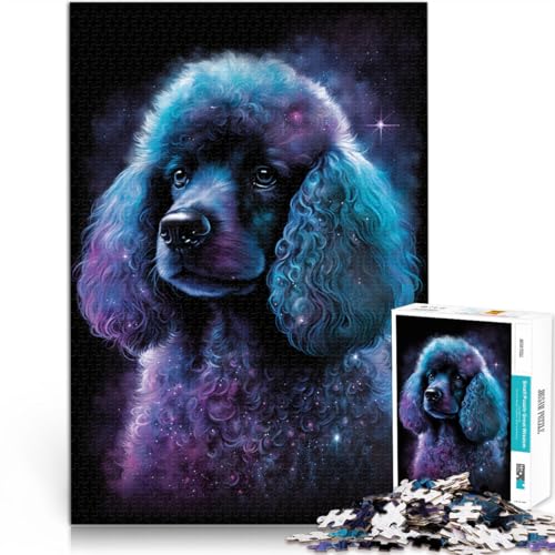 Puzzle für Erwachsene, Husky-Tier-Puzzle, 1000 Teile für Erwachsene und Kinder, 50 x 75 cm, Holzpuzzle für Erwachsene und Kinder ab 14 Jahren, zum Stressabbau von BBVNFLIR