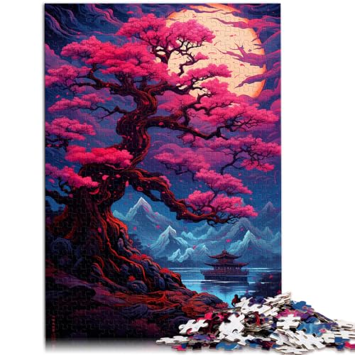 Puzzle für Erwachsene, Kunst und Landschaft im japanischen Stil, Puzzle 1000 Teile für Erwachsene, 50 x 75 cm, für Erwachsene und Jugendliche ab 14 Jahren, Spielzeug-Wanddekoration von BBVNFLIR