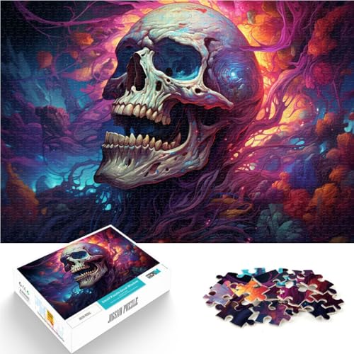 Puzzle für Erwachsene, Mysteriöses kosmisches Skelett, 1000 Teile, Lernspiele, 50 x 75 cm, Holzpuzzle für Erwachsene und Kinder ab 14 Jahren, Spiele, Spielzeug, Geschenk von BBVNFLIR