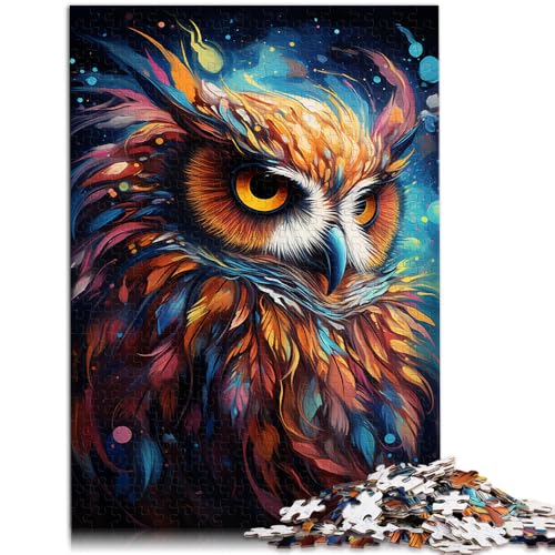 Puzzle für Erwachsene, Nebula Owl's 1000-teiliges Puzzle, 50 x 75 cm, Holzpuzzle für Erwachsene und Kinder ab 14 Jahren, Lernspiele für zu Hause, DIY-Spielzeug von BBVNFLIR