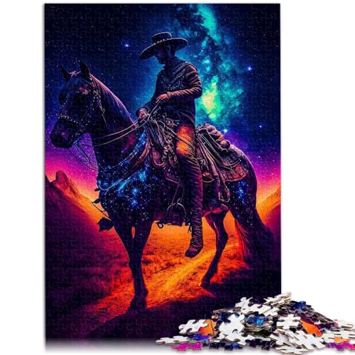 Puzzle für Erwachsene, Teenager, Ritter, Puzzle für Erwachsene, 1000 Teile, 50 x 75 cm, Holzpuzzle für Erwachsene und Kinder ab 14 Jahren, entspannendes, geistiges Lernspielzeug von BBVNFLIR