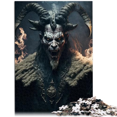 Puzzle für Erwachsene, Ziegenteufel, 1000 Teile, Puzzle für Erwachsene, Geschenke, 50 x 75 cm, geeignet für Erwachsene und Jugendliche ab 14 Jahren, Spiele, Spielzeug, Geschenk von BBVNFLIR