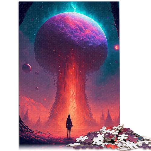 Puzzle für Erwachsene, magisches Universum, 1000 Teile, 50 x 75 cm, Holzpuzzle, interessantes Puzzle zur Stressreduzierung für Teenager von BBVNFLIR